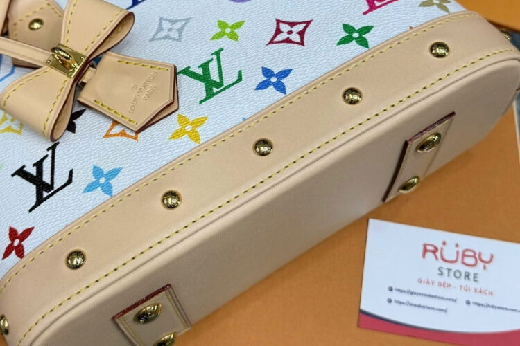 Túi LV Alma BB LV x TM White Multicolor Monogram Canvas