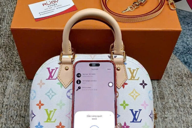 Túi LV Alma BB LV x TM White Multicolor Monogram Canvas