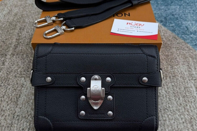 Túi LV Soul Trunk Colorado Calfskin Black Leather M11516 Màu đen