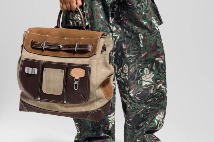 Túi LV Steamer 40 Bag Pharrell Williams M26019 Tan Brown Suede