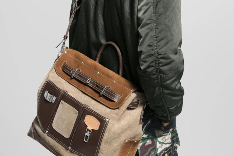 Túi LV Steamer 40 Bag Pharrell Williams M26019 Tan Brown Suede