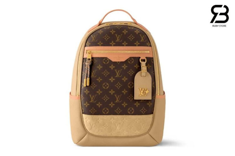 Ba Lô LV Outdoor Backpack Cowhide Leather And Monogram Canvas 44CM M12624