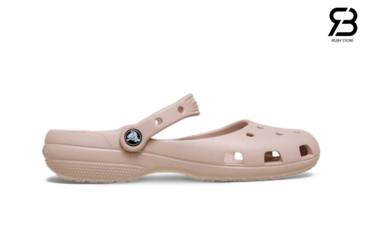 Dép Crocs Classic Ballet Clogs Quartz Màu Kem