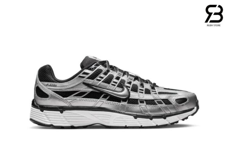 Giày Nike P-6000 Silver Black Màu Bạc Đen