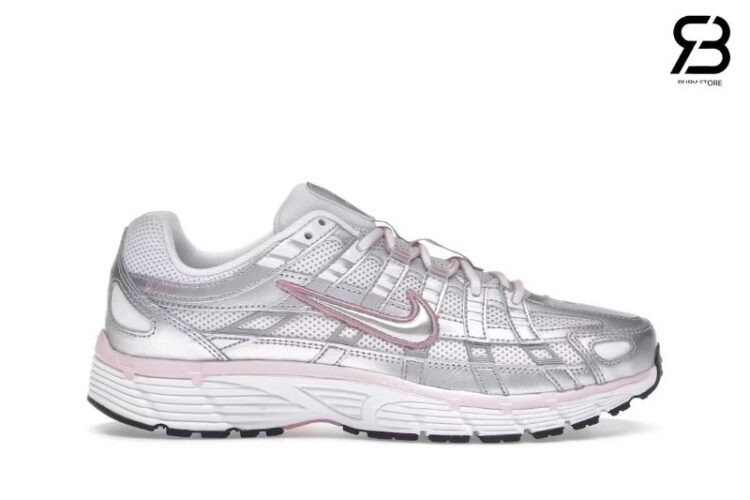 Giày Nike P-6000 White Elemental Pink Trắng Bạc Hồng