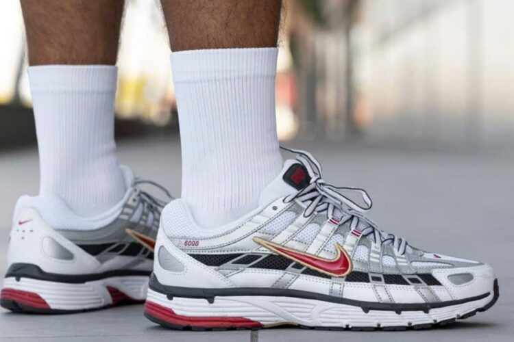 Giày Nike P-6000 White Gold Red Trắng Vàng Đỏ