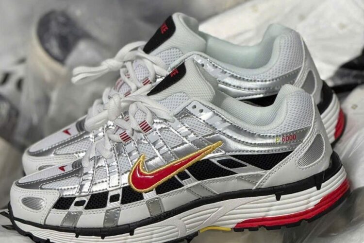 Giày Nike P-6000 White Gold Red Trắng Vàng Đỏ