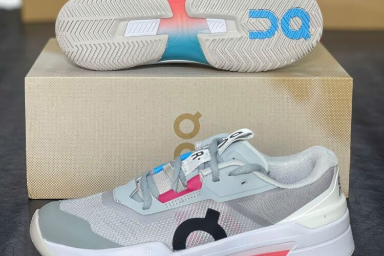 Giày On Running Roger Pro Fire Clay Pink Xám Hồng