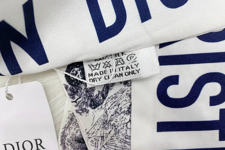 Khăn Lụa Dior Toile de Jouy Sauvage Mitzah Scarf Gray Silk Twill