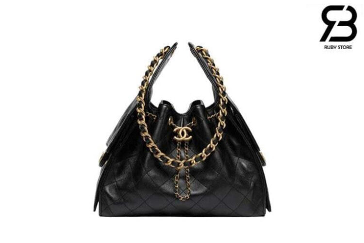 Túi CN 25 Small Handbag Black Caviar GHW Size 30 Màu đen