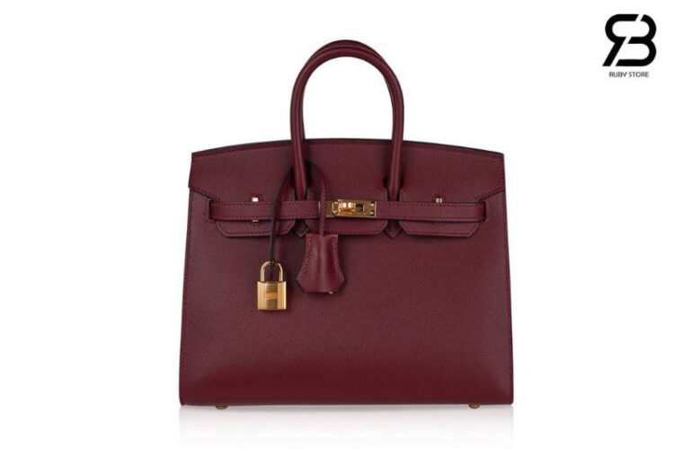 Túi Hermes Birkin Sellier 30 Rouge H Madame Burgundy Màu Đỏ