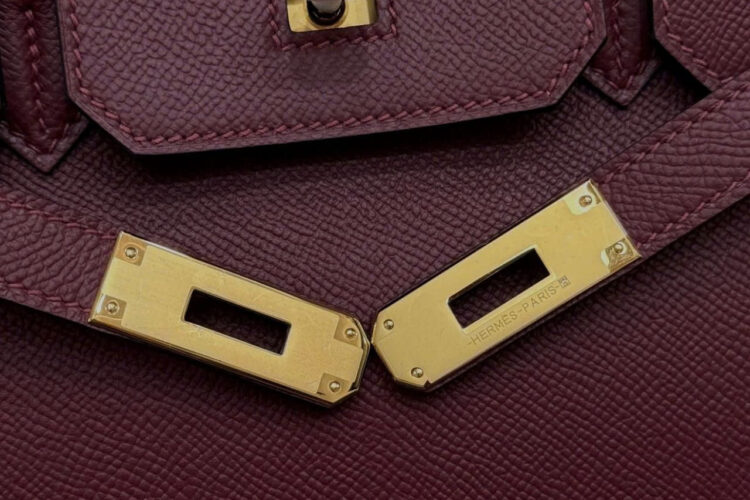 Túi Hermes Birkin Sellier 30 Rouge H Madame Burgundy Màu đỏ