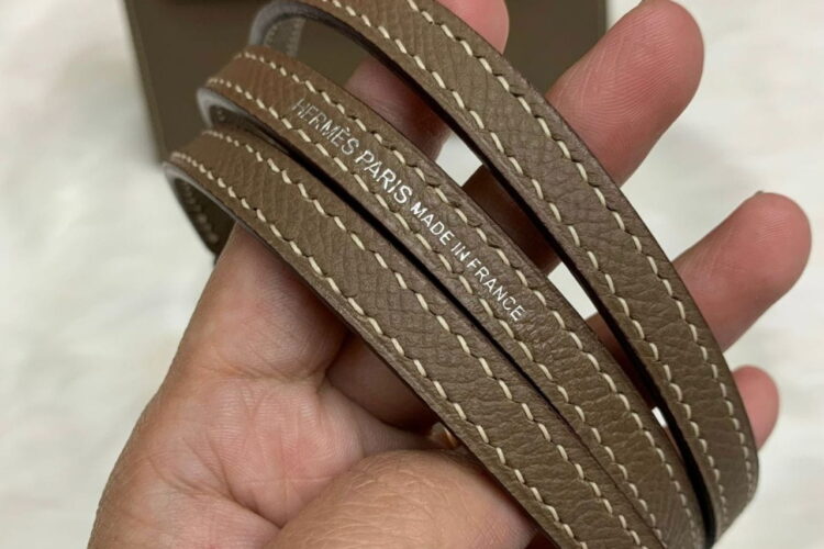 Túi Hermes Kelly Mini II 20 Etoupe Epsom PHW Màu Xám
