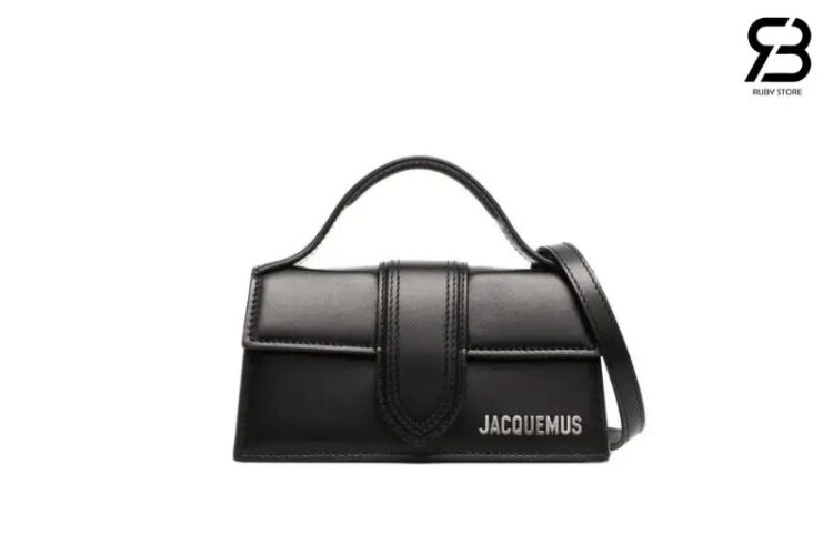 Túi Jacquemus Le Bambino Black SHW Size 17 Đen Khóa Bạc