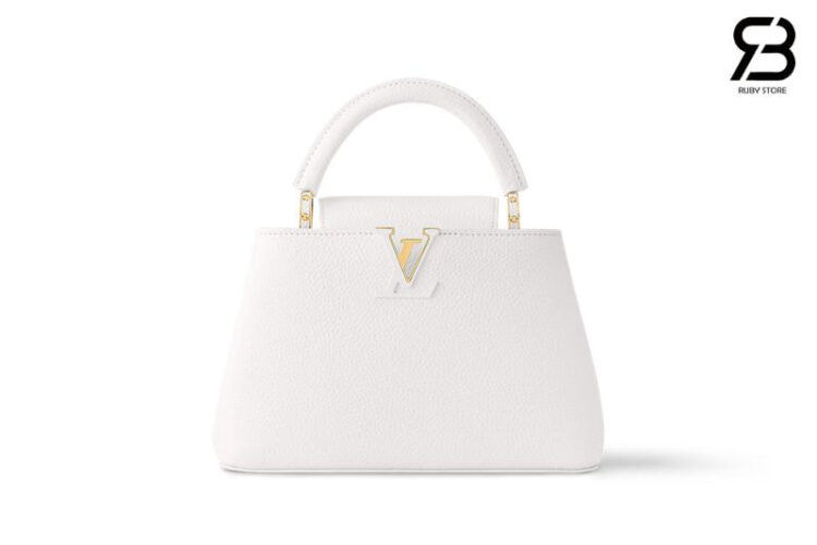 Túi LV Capucines BB Snow White Taurillon M24737 Màu Trắng