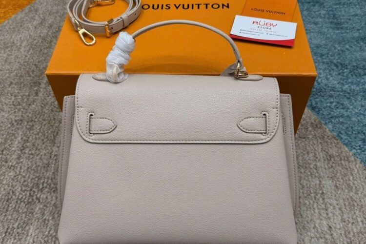 Túi LV Lockme Ever MM Greige Calfskin Leather M56094 Màu Be