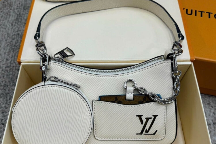 Túi LV Marellini Quartz White EPI M20999 Màu Trắng Kem