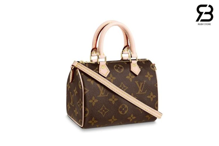 Túi LV Nano Speedy Monogram Canvas M61252 Màu Nâu