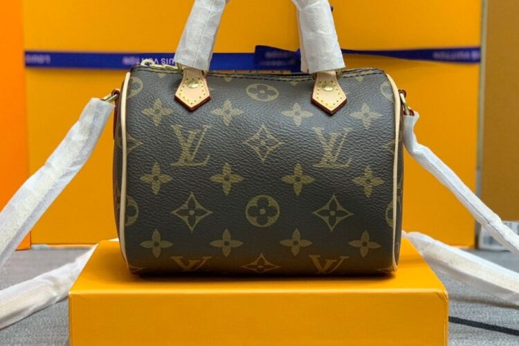 Túi LV Nano Speedy Monogram Canvas M61252 Màu Nâu