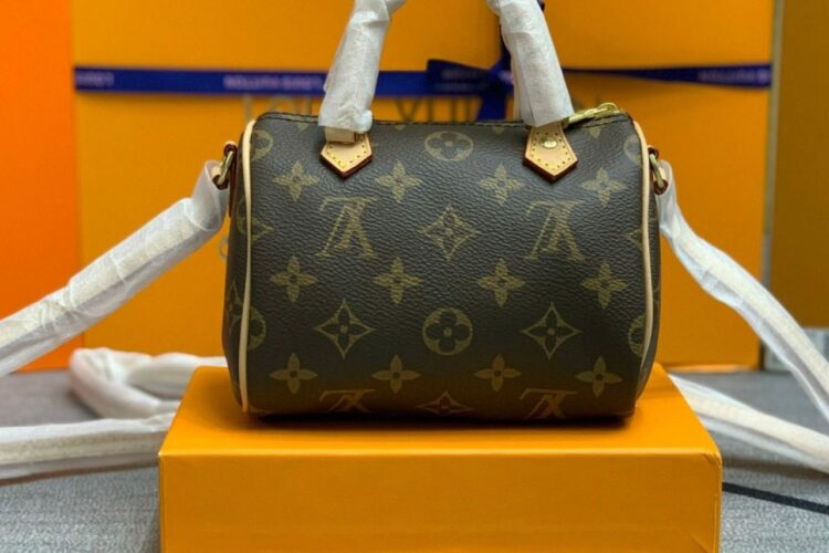 Túi LV Nano Speedy Monogram Canvas M61252 Màu Nâu