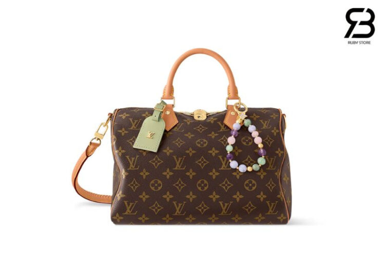 Túi LV Speedy Soft 30 Lucky Monogram Canvas M15107 Nâu