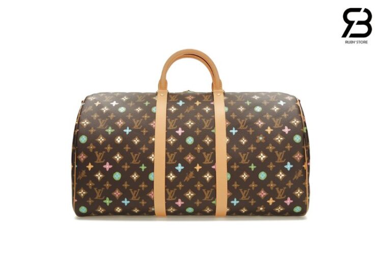 Túi LV Tyler Keepall Bandouliere 50 Chocolate Craggy Monogram M24901 Nâu