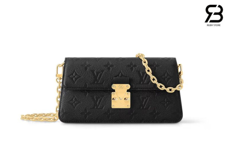 Túi LV Wallet On Chain Métis Black Monogram Empreinte M82637 Đen