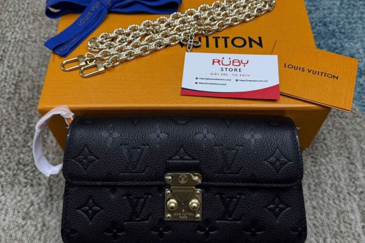 Túi LV Wallet On Chain Métis Black Monogram Empreinte M82637 Đen