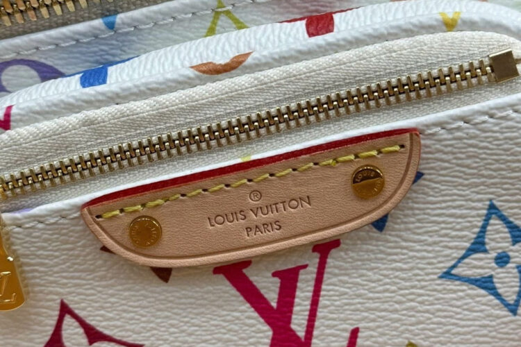 Túi LV x Murakami Mini Bumbag Multicolor White Monogram Canvas Trắng