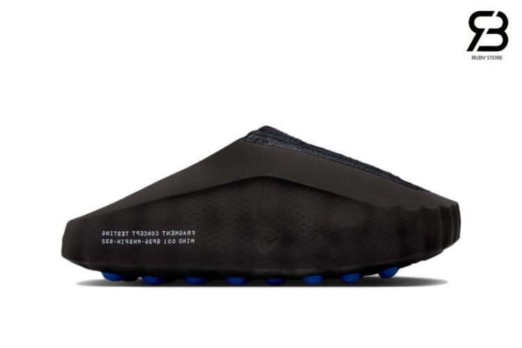 Dép Fragment x Nike Mind 001 Black Blue Màu Đen Xanh Dương