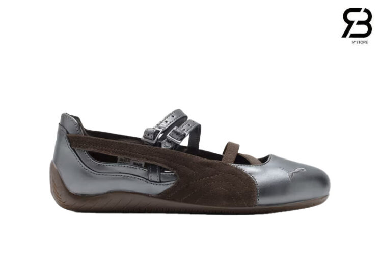 Giày Puma Speedcat Lux Ballet Silver Brown Bạc Nâu Siêu Cấp