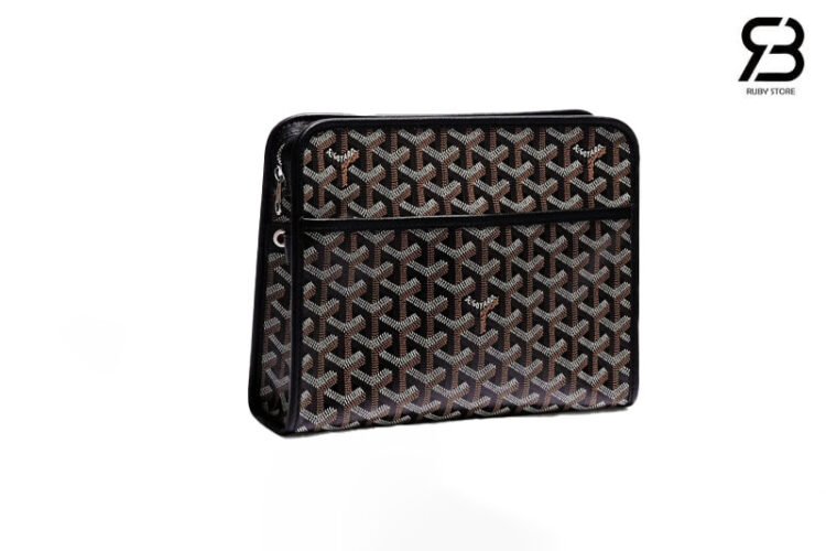 Túi Goyard Jouvence Toiletry Clutch Bag MM Black Đen Best Quality