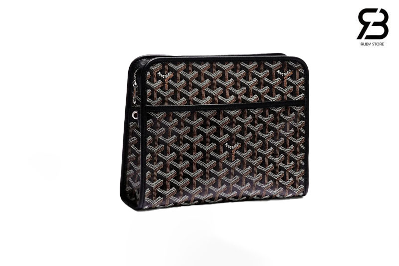 Túi Goyard Jouvence Toiletry Clutch Bag MM Black Đen Best Quality