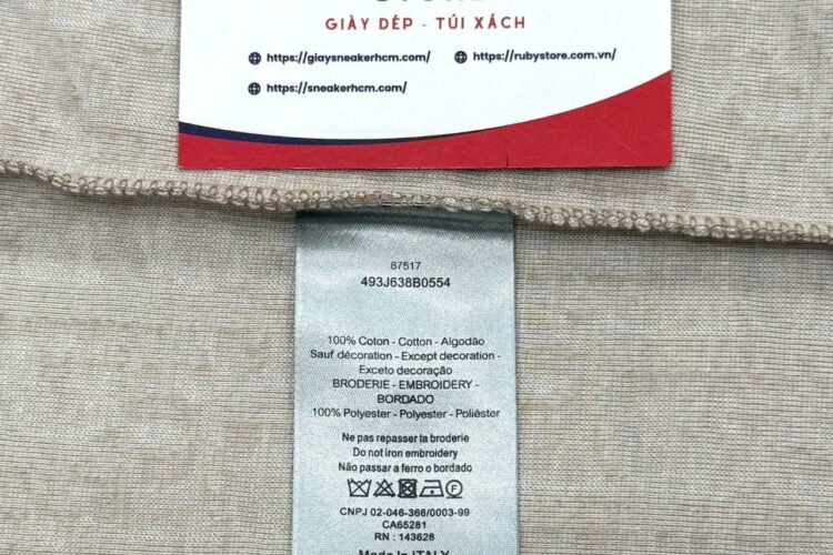 Áo Dior Oblique T-Shirt Beige Cotton Terry Jersey Màu Be
