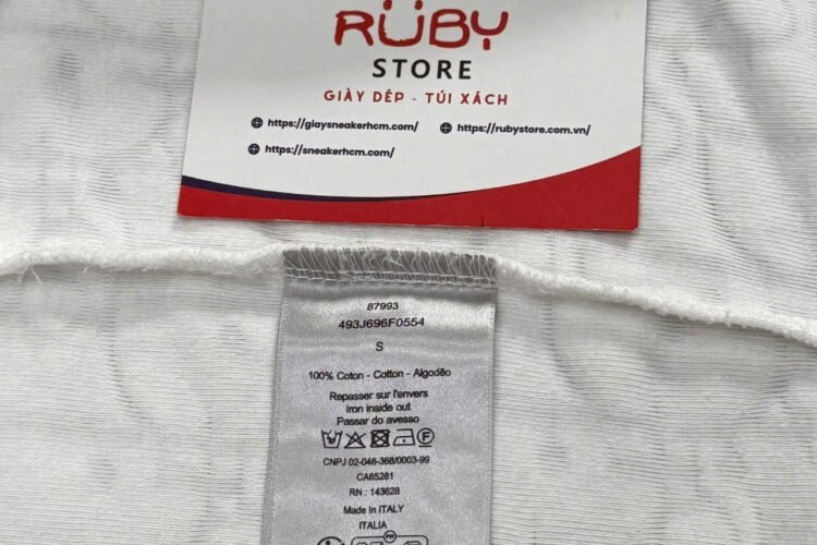 Áo Dior Oblique T-Shirt Off White Cotton Terry Trắng