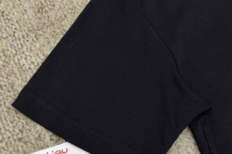 Áo Dior T-Shirt with Embroidery Black and White "No Dior No Dietrich"