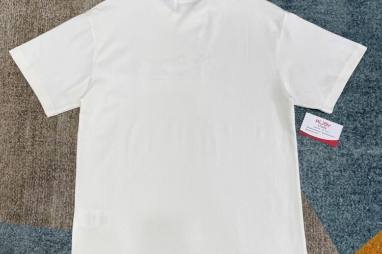 Áo Dior T-Shirt with Embroidery White "No Dior No Dietrich" Trắng Kem