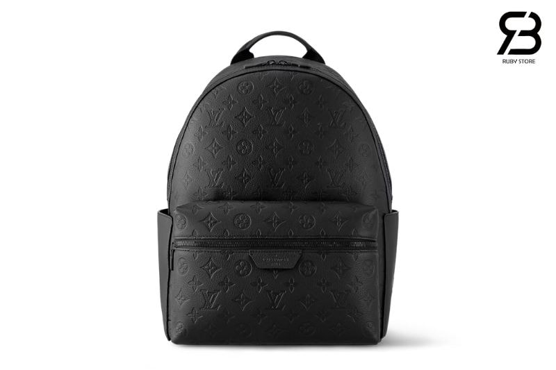 Ba Lô LV Discovery Backpack Black Monogram Shadow Đen