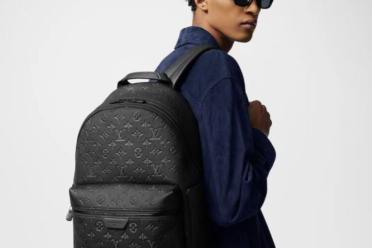 Ba Lô LV Discovery Backpack Black Monogram Shadow Đen