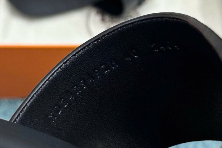 Dép Hermes Jackson Sandal Noir Epsom PHW Đen Best Pháp