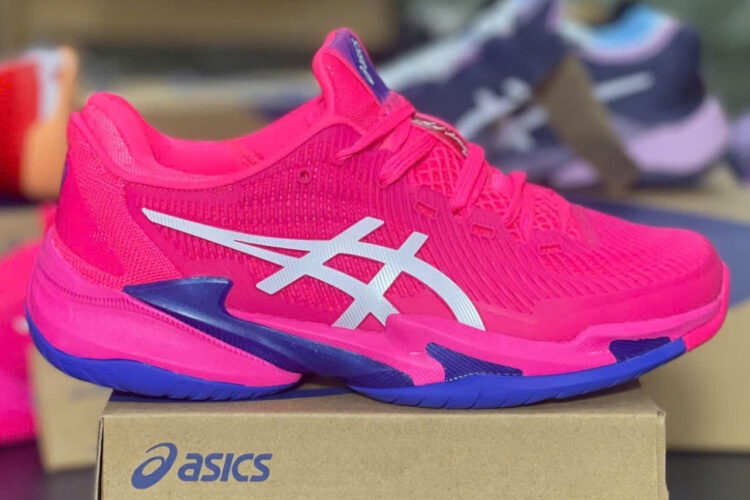Giày Asics Court FF 3 Bright Rose White Màu Hồng Xanh Dương