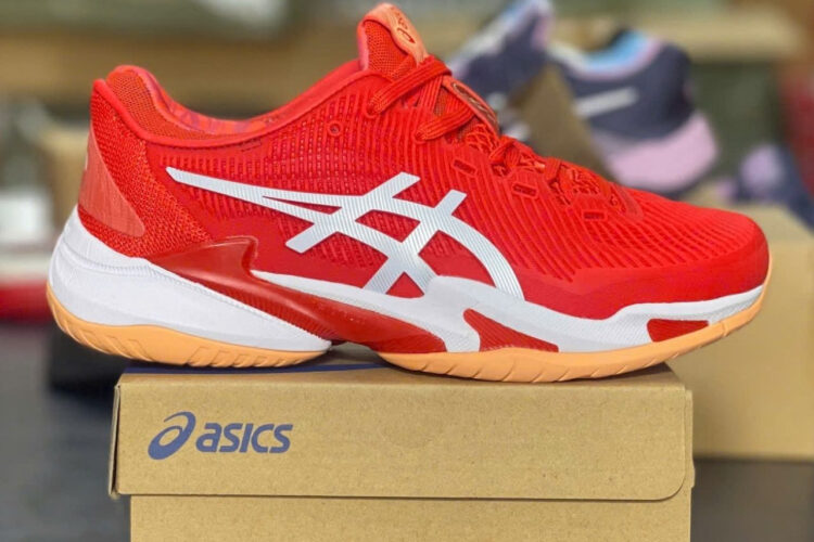 Giày Asics Court FF 3 Fiery Red White Đỏ Trắng
