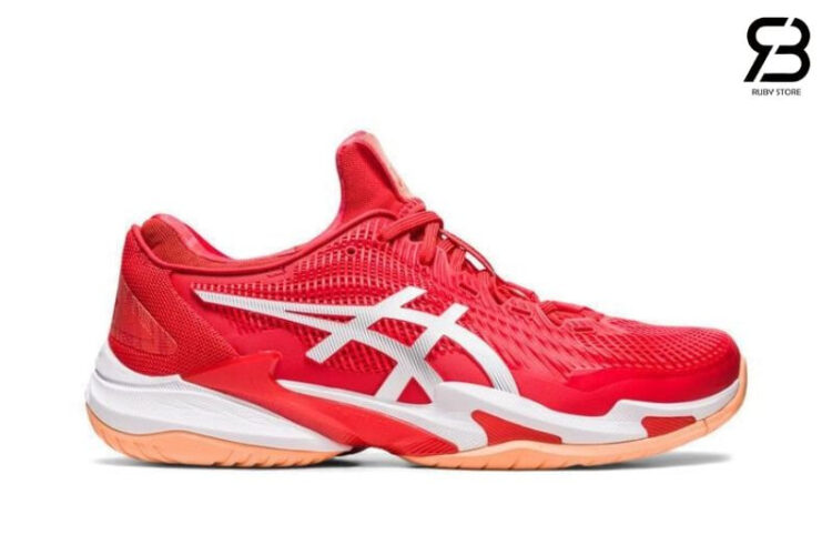 Giày Asics Court FF 3 Fiery Red White Đỏ Trắng