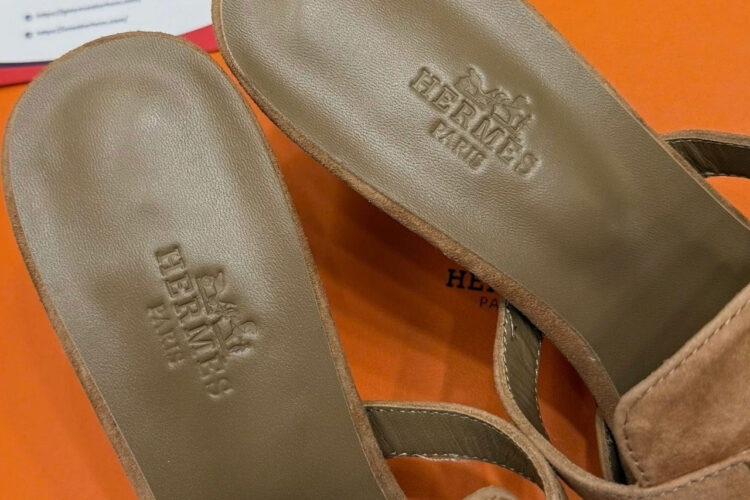 Giày Cao Gót Hermes Cute Sandal Brown Màu Nâu