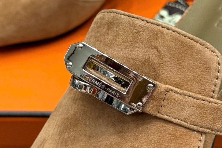 Giày Cao Gót Hermes Cute Sandal Brown Màu Nâu
