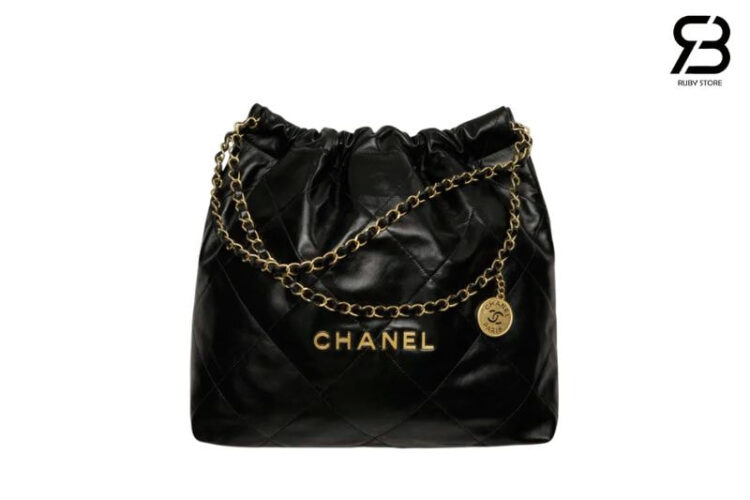 Túi CN 22 Shopping Bag Medium Black Size 39 Đen