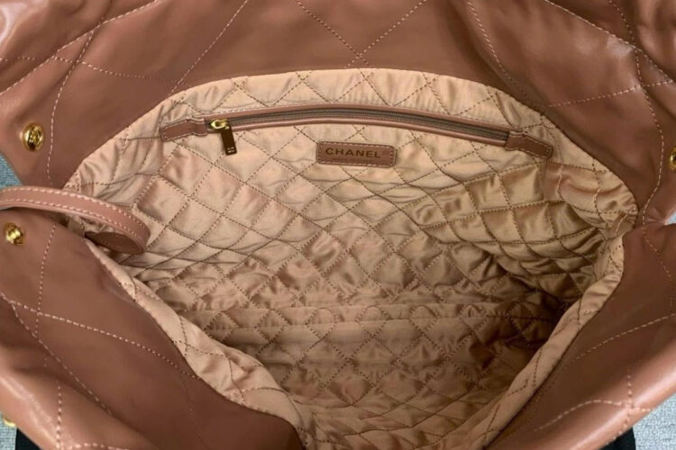 Túi CN 22 Shopping Bag Medium Camel Brown Size 39 Nâu