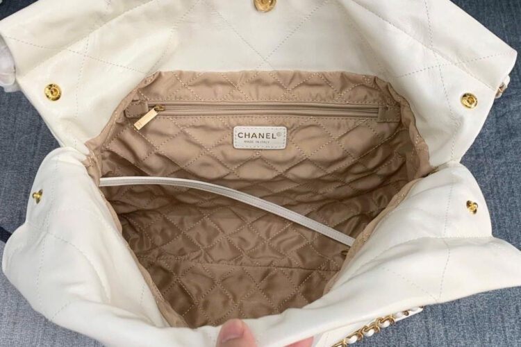 Túi CN 22 Shopping Bag Medium White Size 39 Trắng