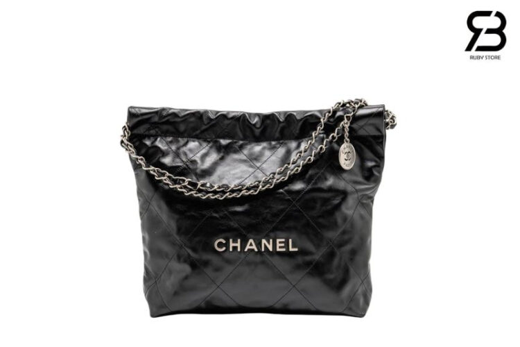 Túi CN 22 Shopping Bag Small Black SHW Size 35 Đen Best Deal