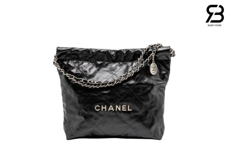 Túi CN 22 Shopping Bag Small Black SHW Size 35 Đen Best Deal